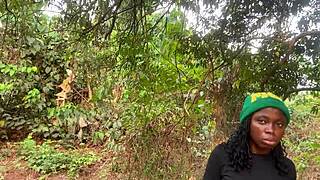 take a walk with vera in outdoor petite asian european setting