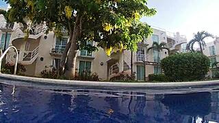 First pool, then fucking huge ass and tits