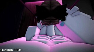 Rough Sex Session with Follower Blowjob