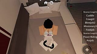 Bold Rough Fucking Of Horny Slut Riding On Roblox