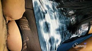 Latina Wife Tastes Cock from Ass to Mouth!