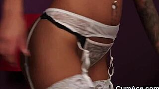 Naughty Hottie Gets Cum Shot On Face Sucking All Spunk