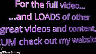 Britney swallows big cumshots in compilation