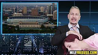 Hot Milfs Freeused During News Broadcast!