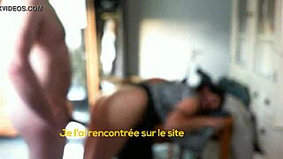 French Milf Gets Bent Over In Doggy While Husband Is At Work!