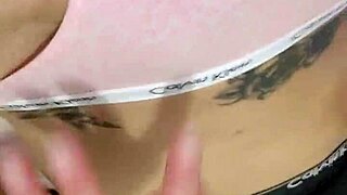 Beautiful sexy belle emy angel shows off her ass and pussy