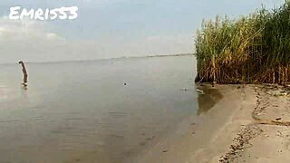 Asian Pornstar Has Fun on Beach