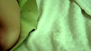 Blonde cutie fingers her cunt in stockings