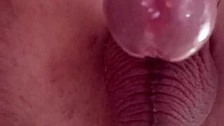 Uncut Big Tattooed Cock Cums Hands-Free After Hard Anal Prolapse Fisting