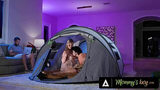 Mommys boy - perv teen 18+ creampies stepmom rachael cavalli with stepdad in the room - the fucket list