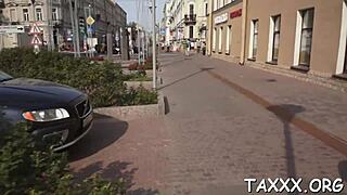 What a nasty sex game at the casting interview with young amateurs!