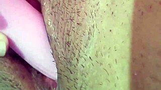 Naughty girl reaches intense orgasm masturbating