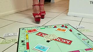 Blonde Wife Strips Shaved Pussy