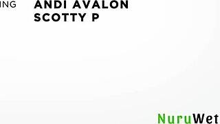 I feel the hot busty blonde masseuse handling bbc like a pro in nuru massage cum big cock cum in mouth big black cock black cumshot