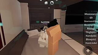 Bold Rough Fucking Of Horny Slut Riding On Roblox