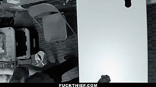 Skinny Teen Punished By Pervert Cop's Big Cock