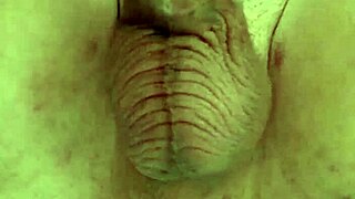 Uncut Big Tattooed Cock Cums Hands-Free After Hard Anal Prolapse Fisting