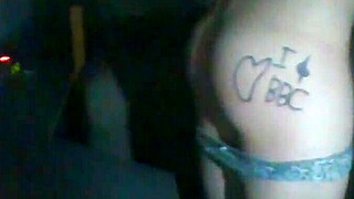 Slut Worships Big Black Cock In Interracial Scene