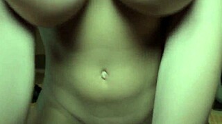 Gorgeous big-tit cutie takes creampie in homemade high-definition action