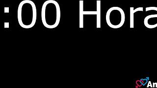 All day with stepbrother blowjob and big black cock