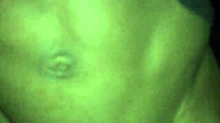 Fucked black ebony slut hard in public dugout