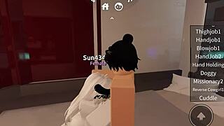 Bold Rough Fucking Of Horny Slut Riding On Roblox