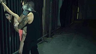 Bondage Handjob! Husband Makes Passes At Gals With Glasses!