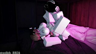 Rough Sex Session with Follower Blowjob