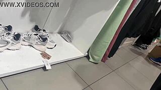 Round Latina Booty in See-Thru Leggings Voyeur