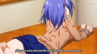 Lesbian couple fucks hard in school