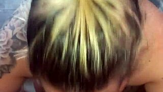 Blowjob championship with curvy girlfriend deepthroat and cumshot facial