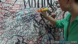 Glamour Whore Rides Toy Messy