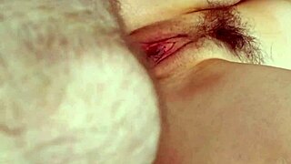 Big Cumshot On Huge Meaty Pussy Lips