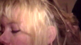 amateur wife swapping party with blonde couples in group orgy