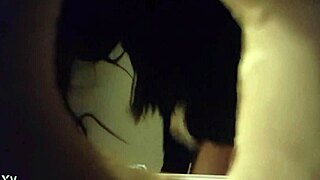 Thrilling Voyeur View Of Babe's Intimate Moment In Toilet