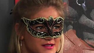 Foxy Beauty Swallows Sperm After Cumshot