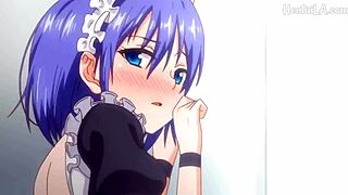 Lesbian couple fucks hard in school