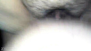 fucking this creamy latina pussy from pov, so hairy