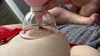 the vacuum tongue licked my nipples so sweetly