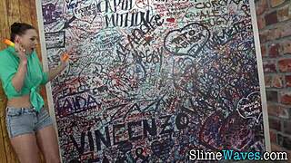 Glamour Whore Rides Toy Messy
