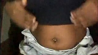 Next Door Ebony Milf Flashes Tits In Shorts!