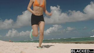 Feeling The Passion In This Spontaneous Blacked BBC Vacation Scene With Intense Doggy And Facial.