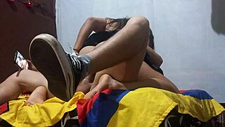 Mother-in-law fucks me with big cock at graduation