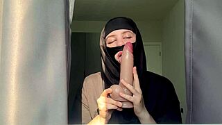 Slutty Muslim Teacher Deepthroats And Gets Creampie