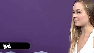 Blonde babe sadie blair cums hard