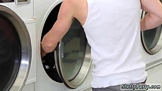 Emotional turmoil as step mom fucks compeer's sons on laundry day