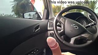 Risky Public Masturbation On The Street For Hot Girl