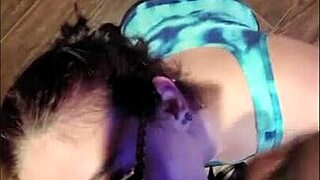 White wife loves sucking big black cock 😍