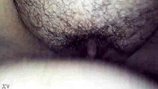 fucking this creamy latina pussy from pov, so hairy