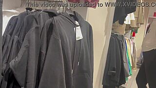 Round Latina Booty in See-Thru Leggings Voyeur